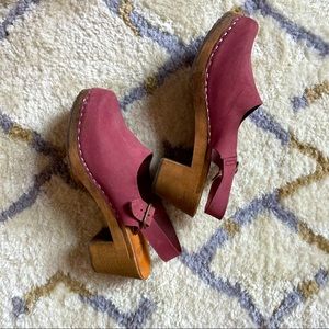 Eva Lotta From Stockholm Plum Clogs